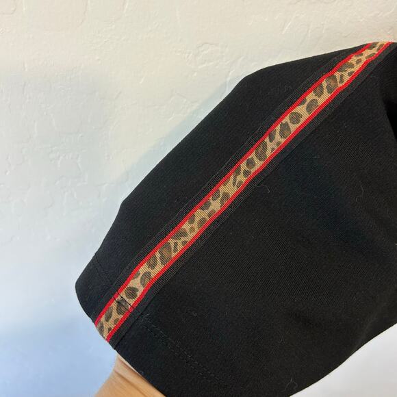 SAINT + SOFIA Runway Pant - Black Leopard Women’s Size 4 - Picture 8 of 9